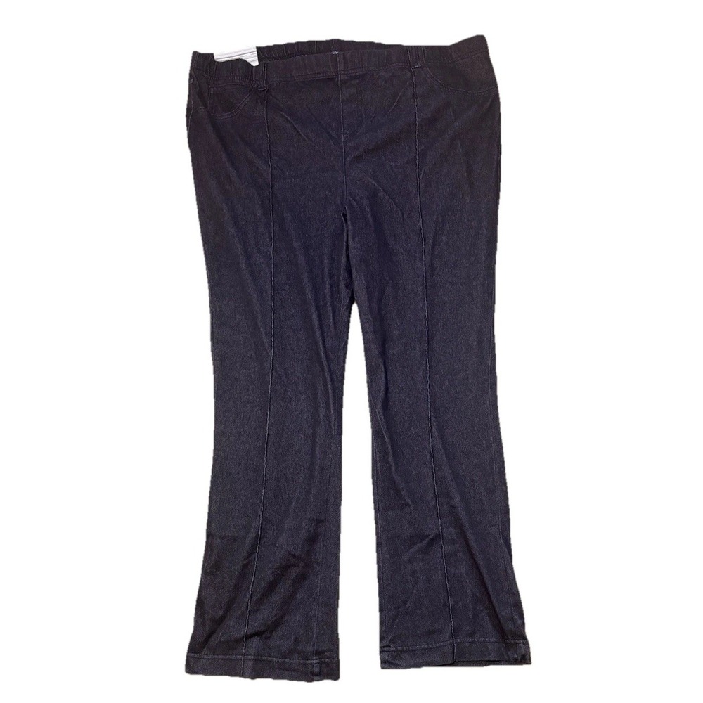 Serra Women's Boot  Cut Pull-on Jeggins Black XL Elastic Waist New